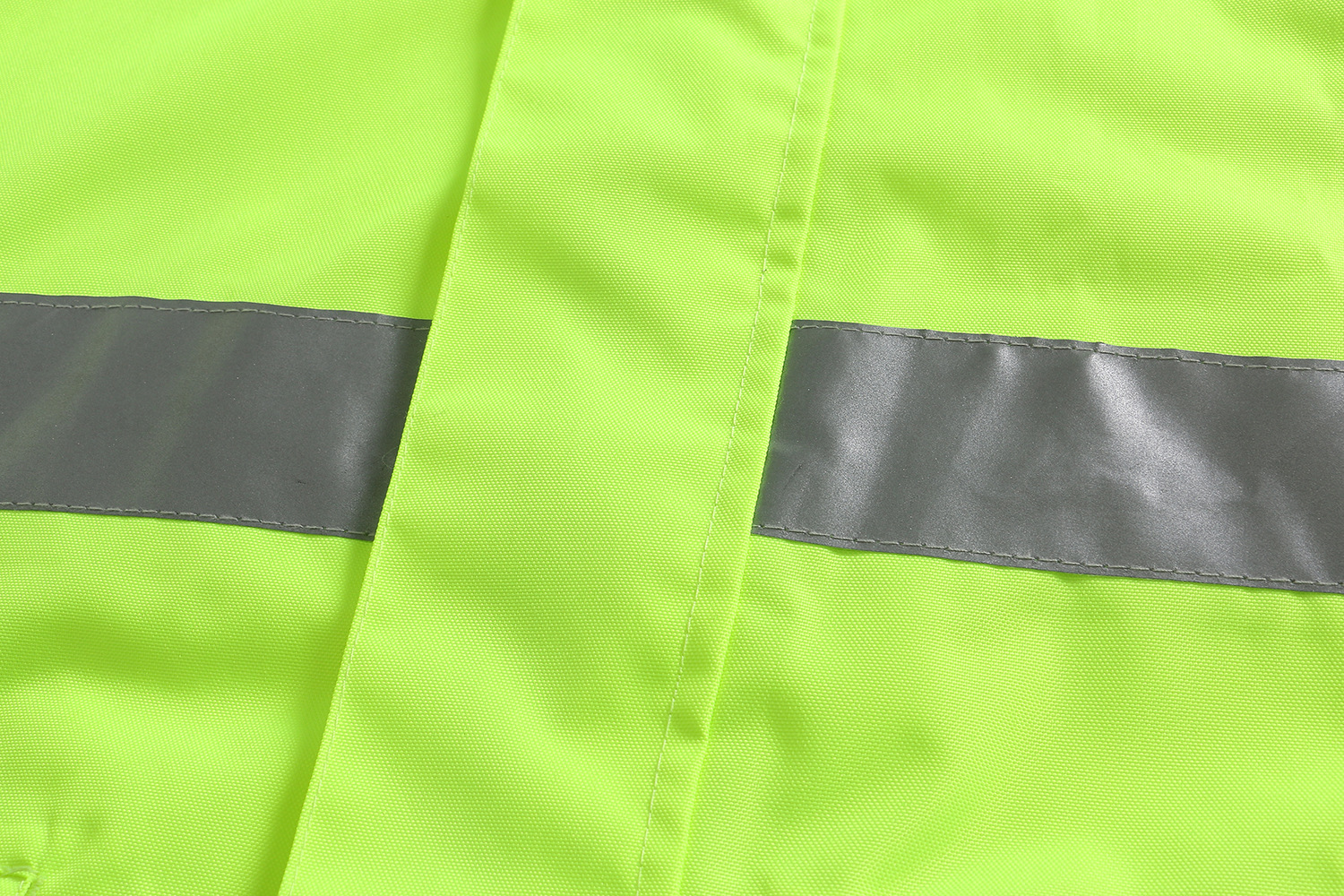 反光雨衣雨裤套装分体式荧光黄绿成人双层交通警示服安全交通环卫