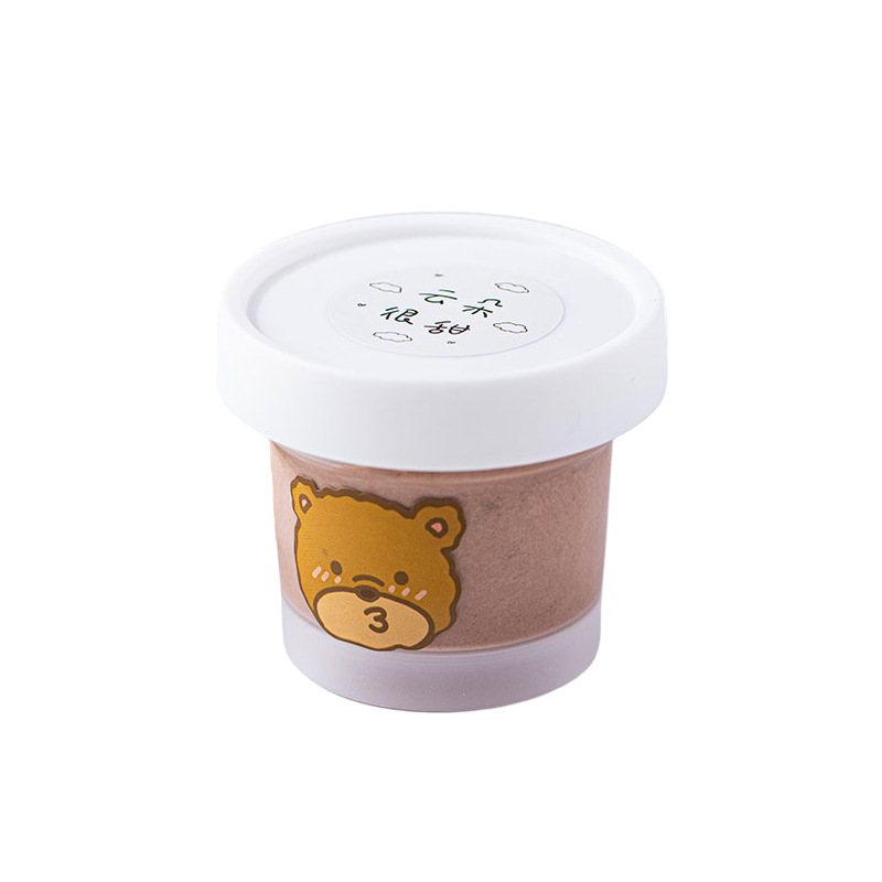 Ice Cream Box with Lid Disposable Frozen Container Box Mousse Cup Ice Cream Cup Jelly Pudding