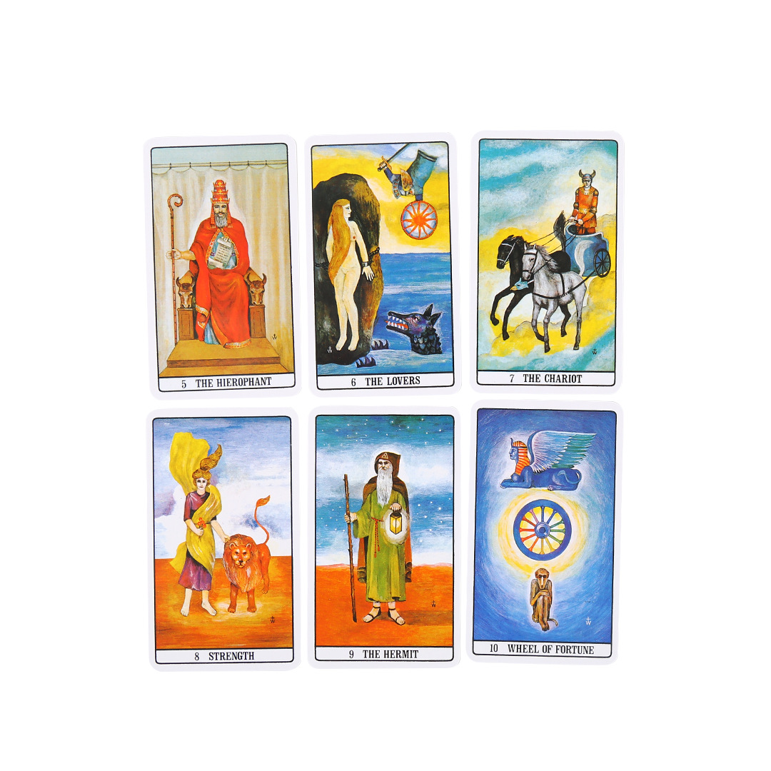 英文塔罗牌 golden dawn tarot deck 金色黎明曙光塔罗牌