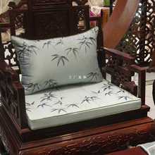 GD53中式圈椅防滑红木沙发垫实木罗汉床坐垫家具椅垫加厚海绵罩套