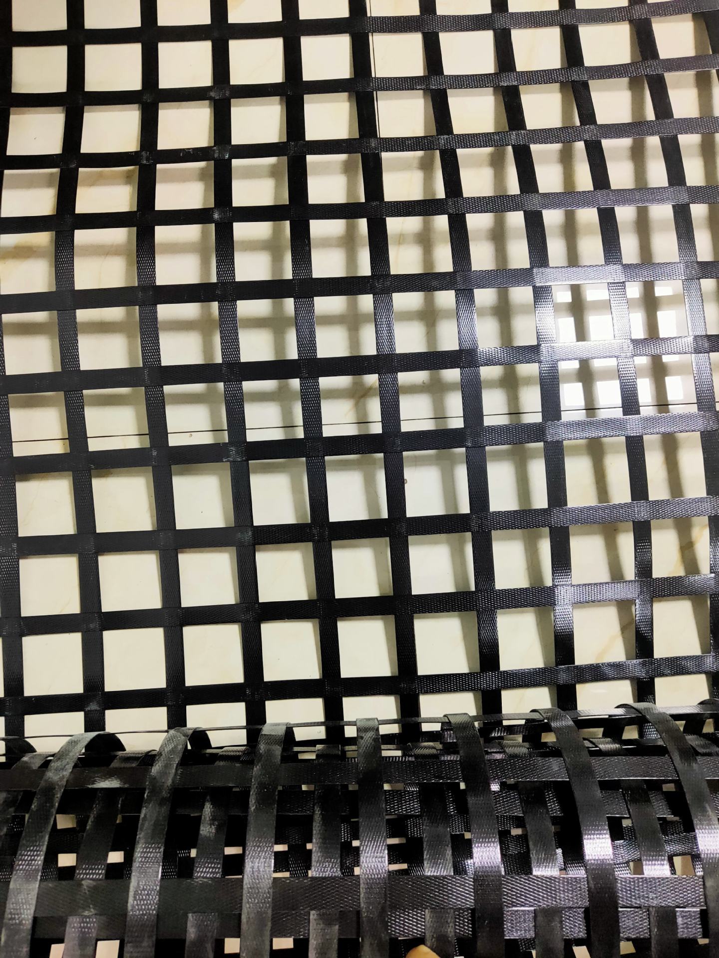 pet50-50 60-60 80-80双向焊接聚酯土工格栅 高速铁路路基加固用