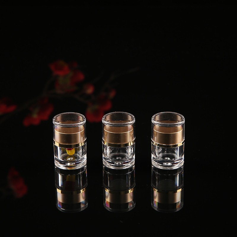 现货亚克力胶囊瓶1粒装小号1克粉剂密封罐高透明藏红花包装瓶子装