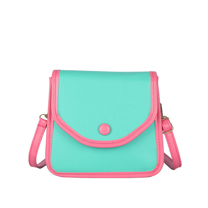 This Year's Popular Bag for Women Bag2022 New Minority Fashion Ins Contrast Color Small Square Bag Simple Shoulder Messenger Bag