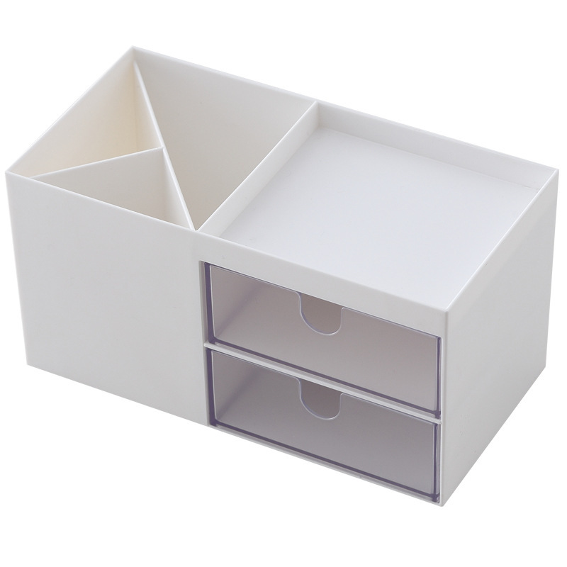 Creative Desktop Storage Box Multifunctional Stationery Finishing Box Drawer Pen Holder Simple Desk Shelf