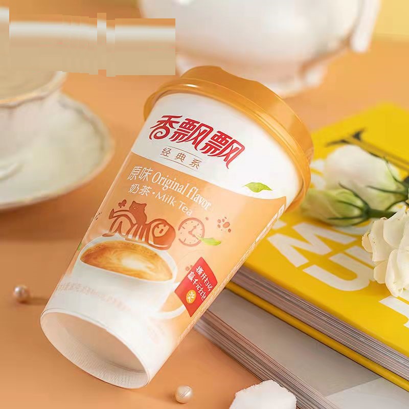 香飘飘奶茶系列草莓原味白桃麦香咖啡香芋味80g*30杯速溶冲饮品