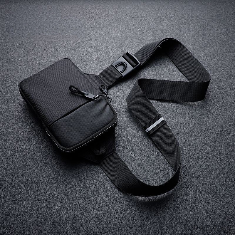 新款运动胸包男超小号手机腰包多功能随身包男便携式男士斜挎包