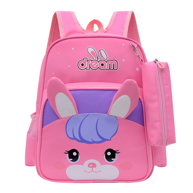 Wholesale New Cute Cartoon Three-Dimensional Kindergarten Backpack 3-6 Years Old Girl Large Capacity Lightweight for Going out Backpack