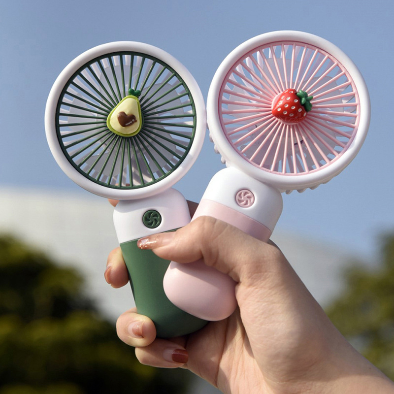 New Creative Small Handheld Fan Cute Candy Color Mobile Phone Holder Portable Student Gift Charging Fan Manufacturer