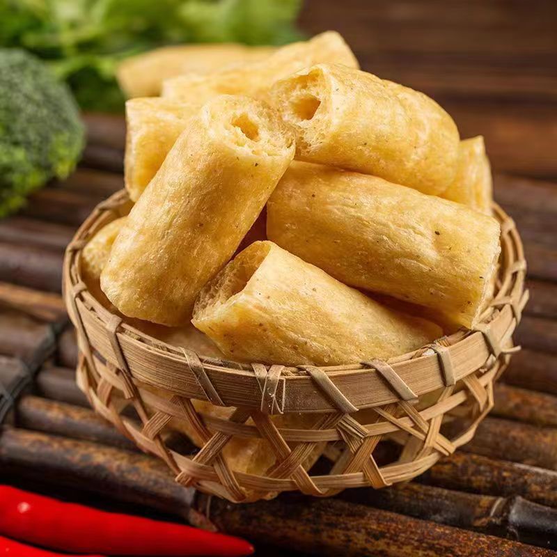 素鸡肠丁素肉豆肠麻辣烫火锅关东煮串串香涮煮食材人造肉豆制品