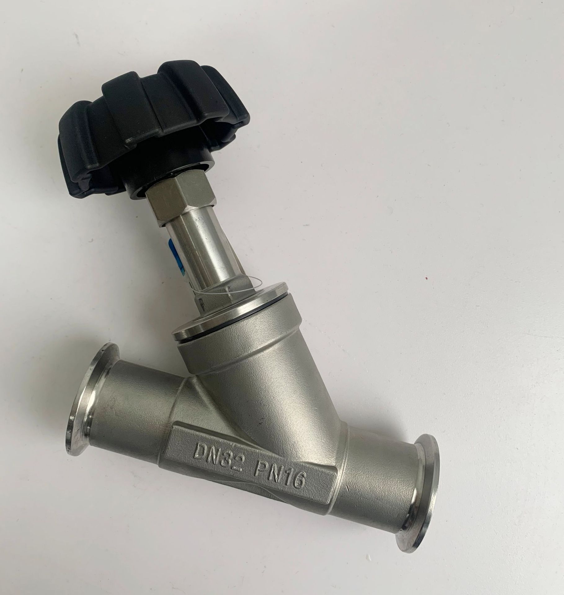 304不锈钢手动快装丝扣角座阀 316y型截止阀焊接法兰螺纹阀门