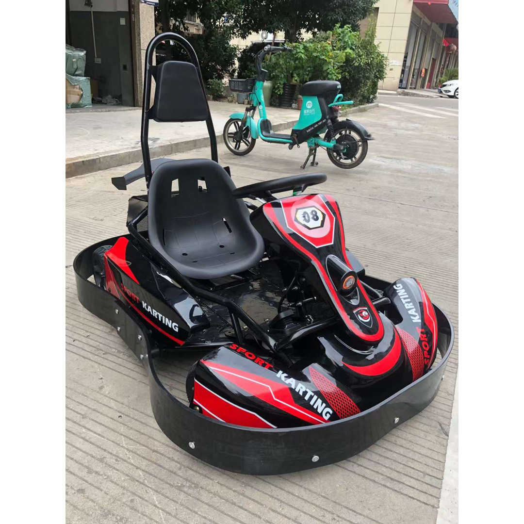 电动儿童竞技卡丁车 广场户外游玩车 商场室内亲子互动卡丁车