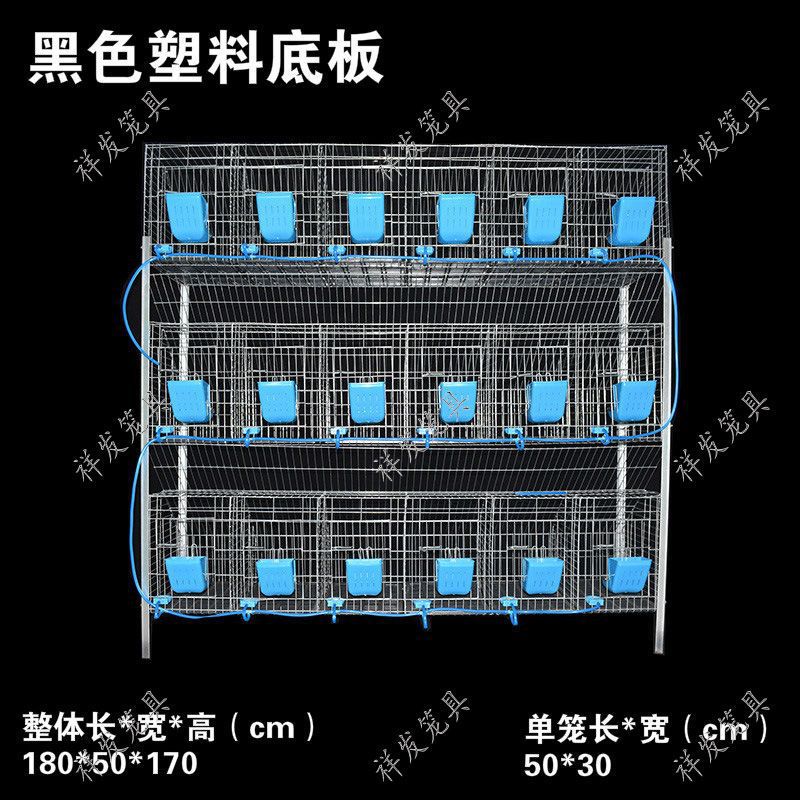 兔笼全套兔窝家用养殖专业自动清理特大号9位繁殖12位子母兔子笼
