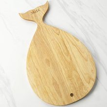 橡胶木鱼形砧板厨房切菜板木质简约带手柄早餐板创意奶酪板