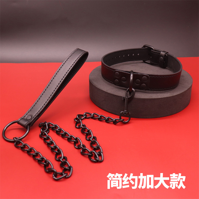 sm狗链项圈同志捆绑束缚调教刑具gay牵引绳子主奴男狗奴情趣用品