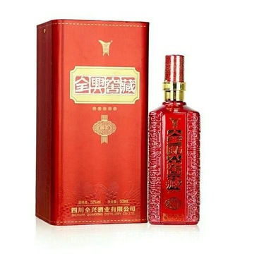 全兴窖藏白酒醇柔50度浓香型500ml*6瓶整箱批发婚庆送礼一件代发