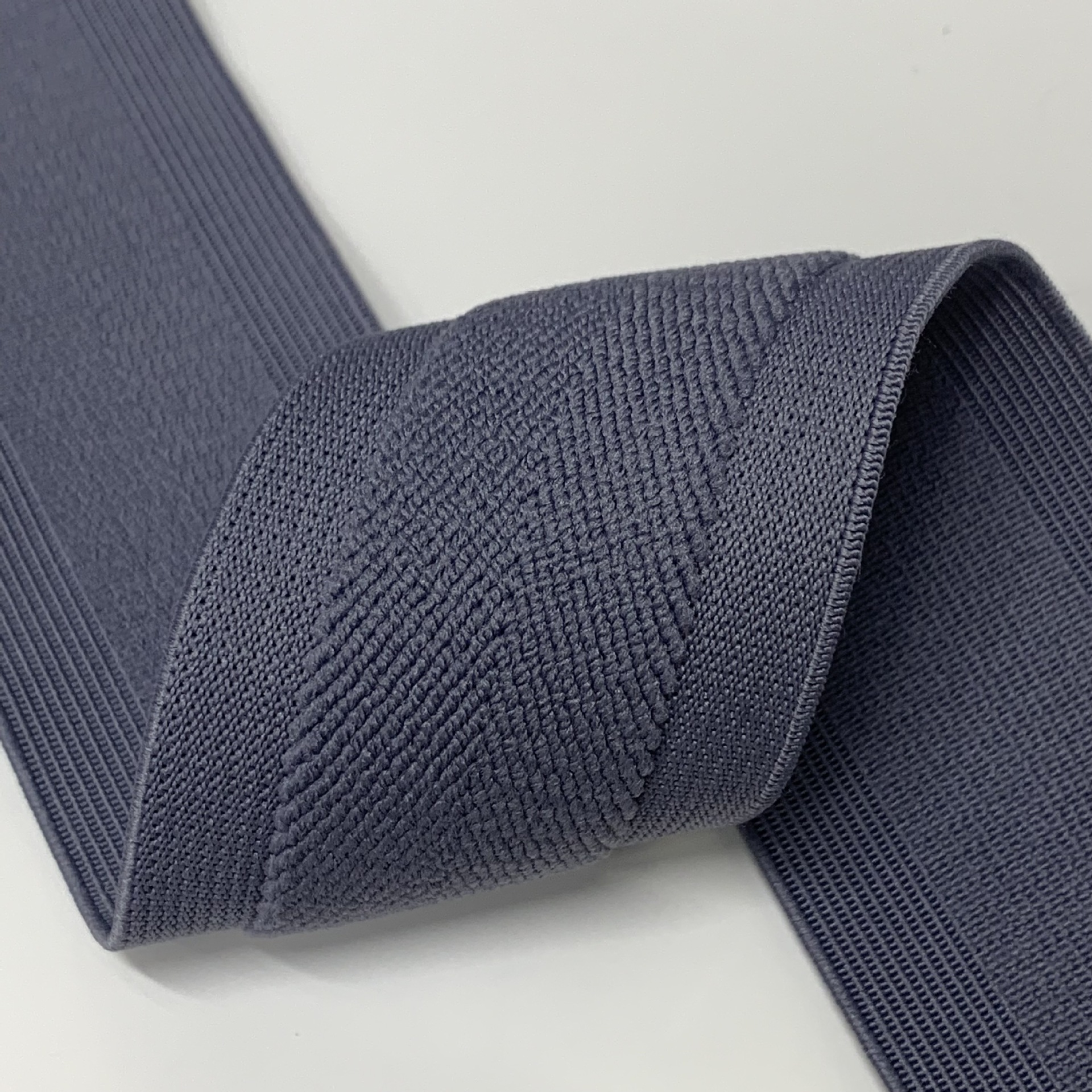 4.5cm Color Elastic Band Waist Head Herringbone Pattern Encryption High Elastic plus Thick Pants with Nylon Jacquard Woven Elastic Tape