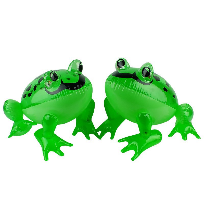 Children's Luminous Large Frog Inflatable Factory in Stock PVC Inflatable Toy Frog Elastic Frog Hot Sale at Scenic Spot