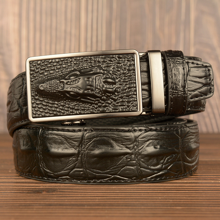 个性皮带男鳄鱼