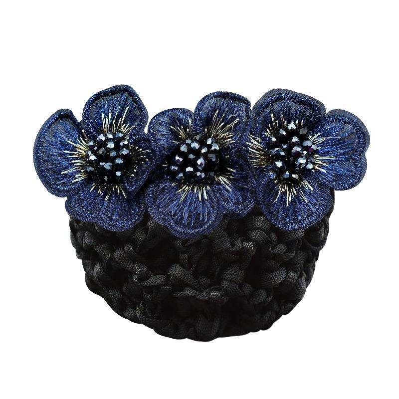 扎发神器发网女盘头发头发网套网罩工作头花网兜职业后脑