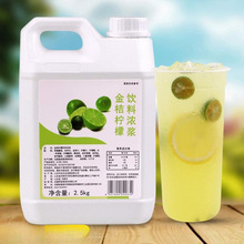 2.5kg奶茶店果汁8倍餐饮冲饮专用果味饮料商用金桔柠檬浓缩原料