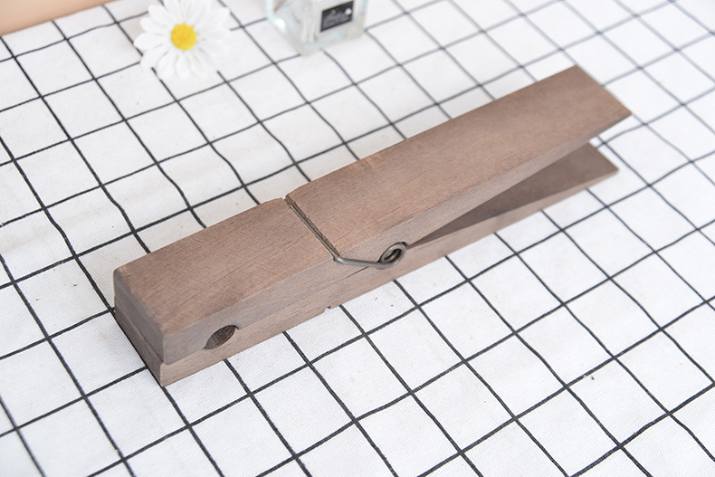 木制衣服夹子创意木质家用毛巾夹衣服木架户外松木晾衣夹木夹子