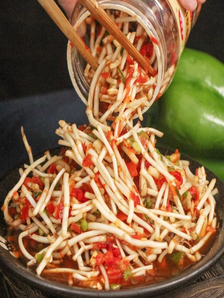 凉拌折耳根即食新鲜鱼腥草罐装四川贵州特产开胃下饭菜腌剁椒泡菜