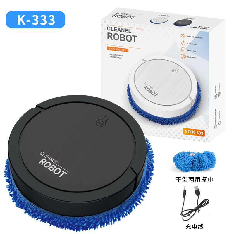 Wet and Dry Purple Lamp Floor Sweeping Robot Automatic Relief Mopping Robot Factory Wholesale