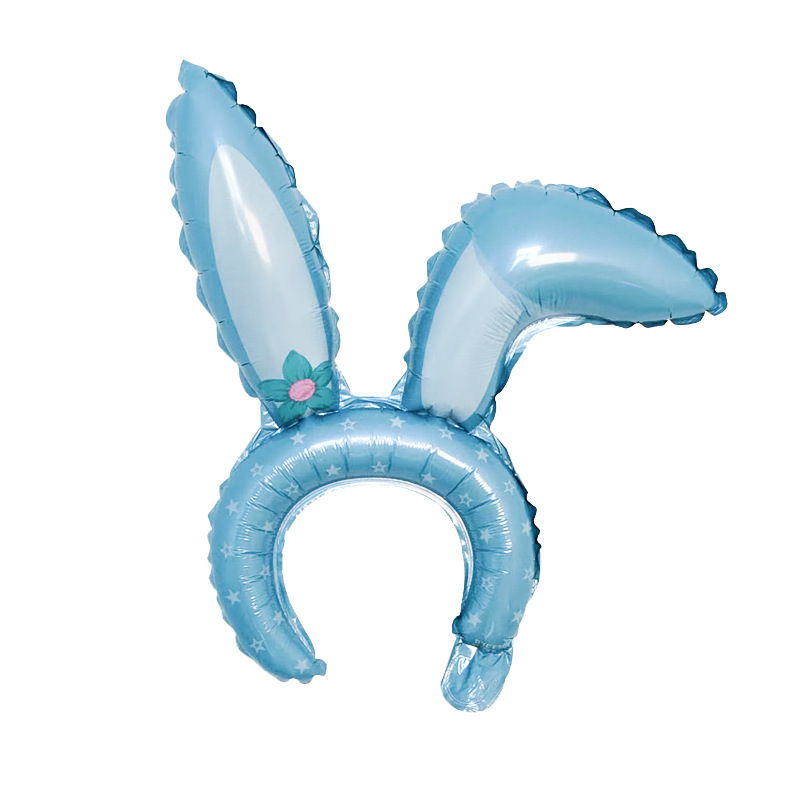 Cute Rabbit Chinese Style Balloon National Fashion Beijing Opera Element Park Stall Aluminum Film Toy Balloon Birthday Decoration