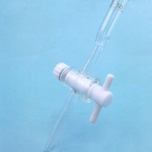 白色玻璃酸性滴定管带刻度带活塞10/25/50/100ml规格齐全