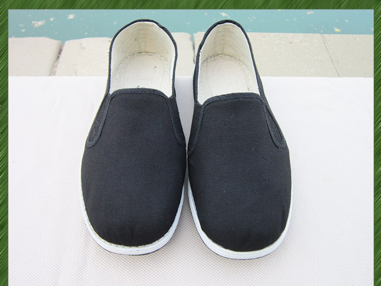 老北京布鞋男女工作鞋黑色绒面布鞋红军八路军鞋子大合唱广场舞鞋