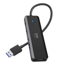 DM/大迈  CHB070分线器扩展坞 USB3.0集线器HUB 一分四扩展坞