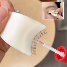 1Pc White Plastic Eyelash Applicator Tweezers Eye Lashes跨境
