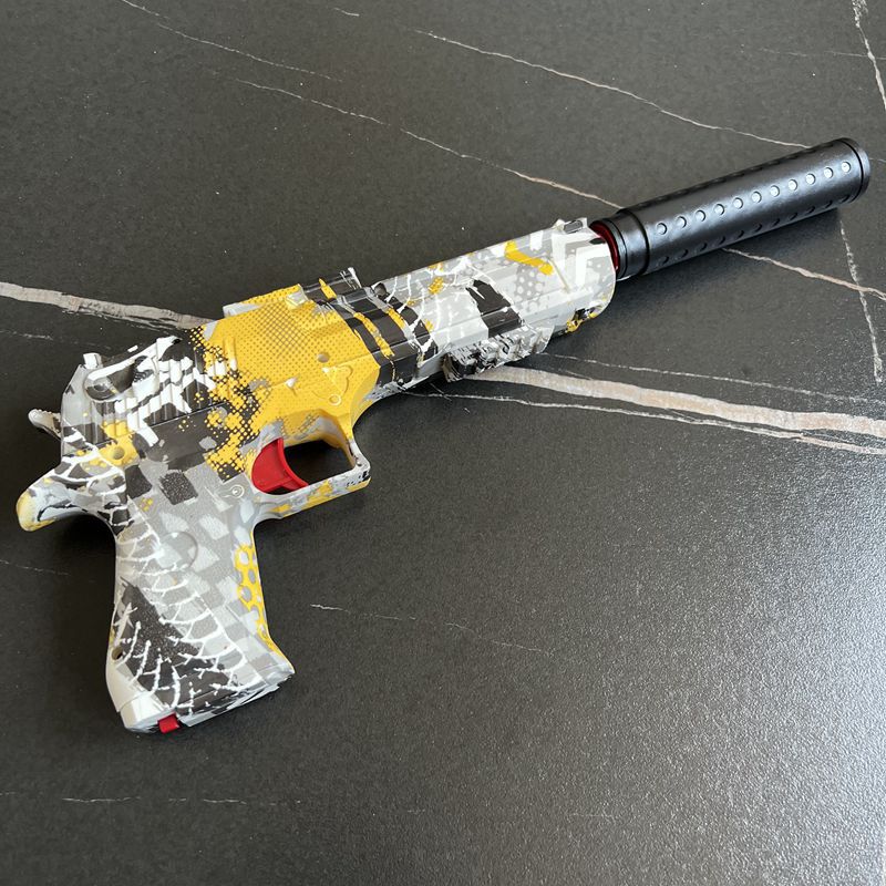 沙漠之鹰儿童玩具枪专用水晶枪手自一体电动连发玩具阿卡男孩软弹