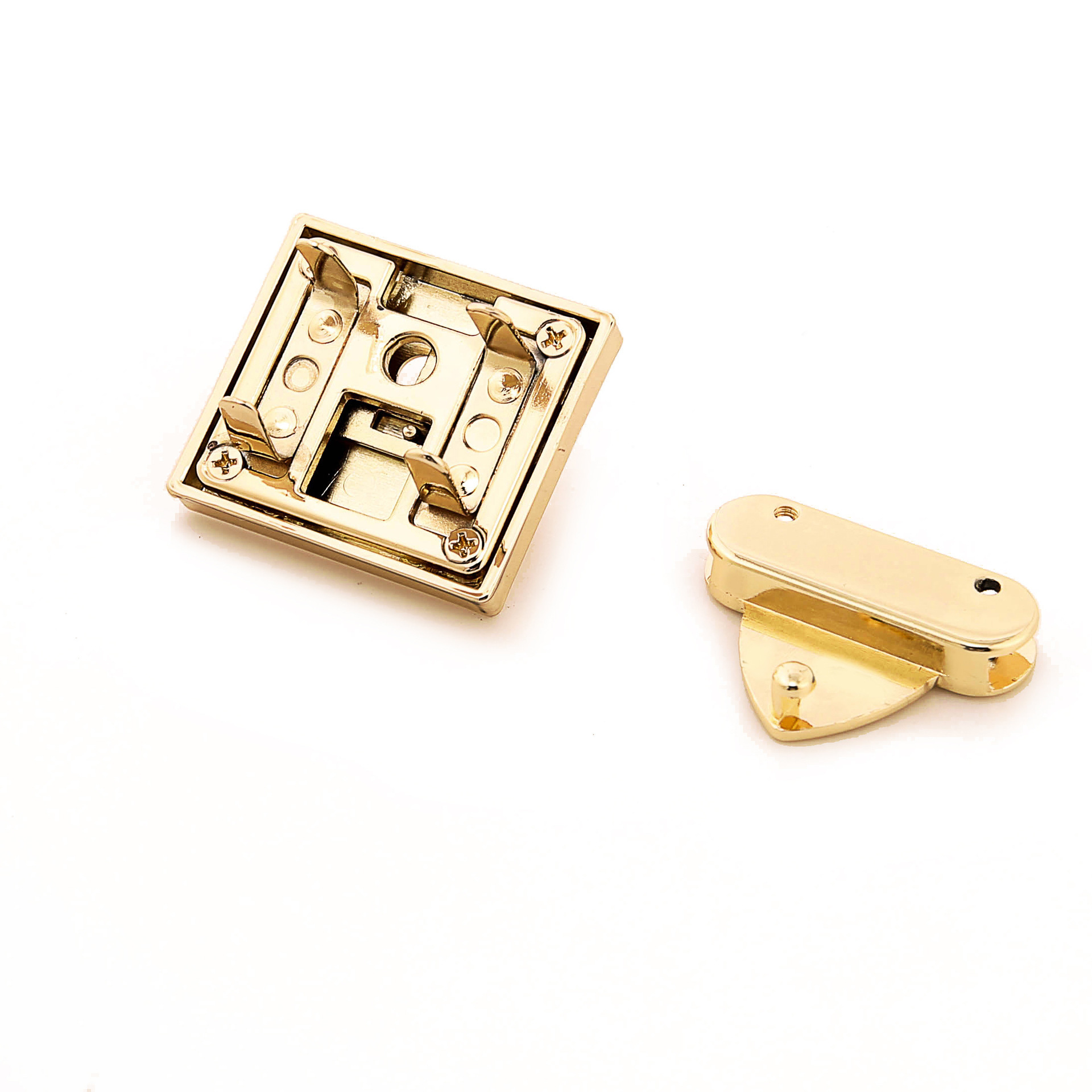 凯达制品工艺 箱包按锁 按钮合金锁 弹力锁扣 制动锁扣 按锁