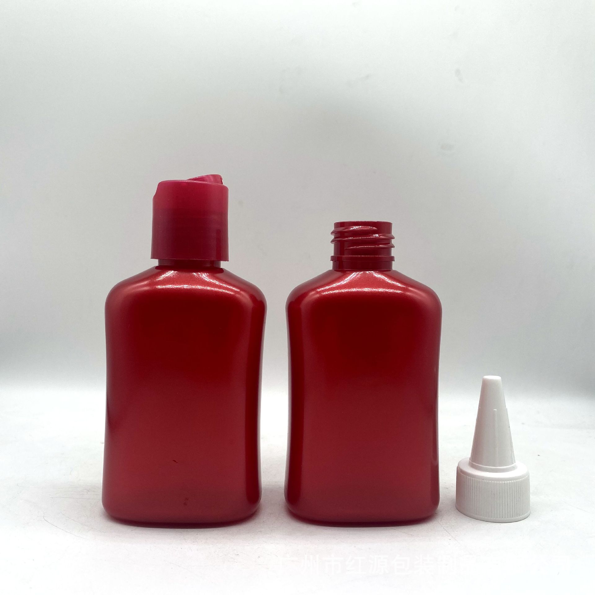 100毫升扁瓶挤压瓶塑料瓶 液体挤压瓶润肤乳瓶 150ml化妆品套装瓶