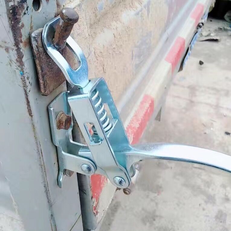 轻卡微卡三轮车专用车厢门扣栏板锁扣弹簧搭扣挂钩