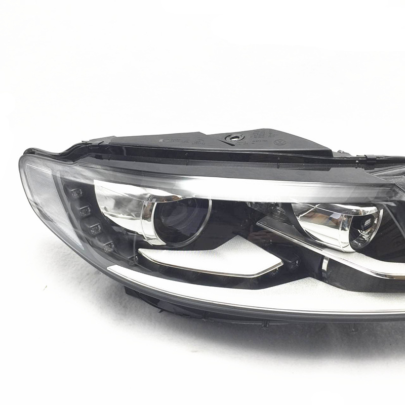 适用大众cc大灯总成 13 14 15 16 17 18款cc前大灯氙气半总成灯罩
