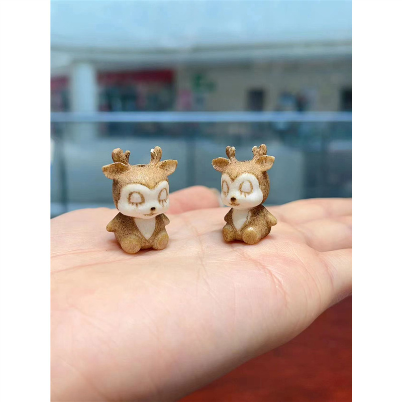 鹿角麋鹿配件手工diy文玩时尚配饰佛珠手串t1297-阿里巴巴