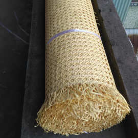 pvc八角塑料藤网假藤仿藤黄色pe藤条六角眼孔藤编材料