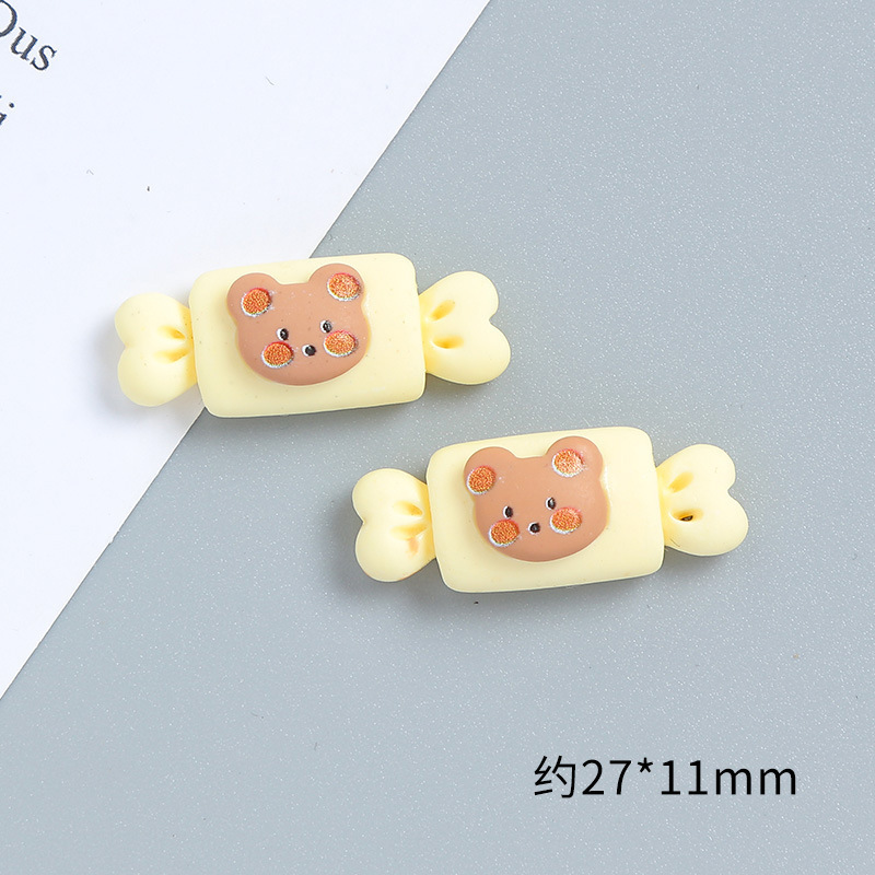 Cartoon Cute Animal Toffee DIY Cream Glue Phone Case Material Package Handmade Hair Accessories Resin Accessories
