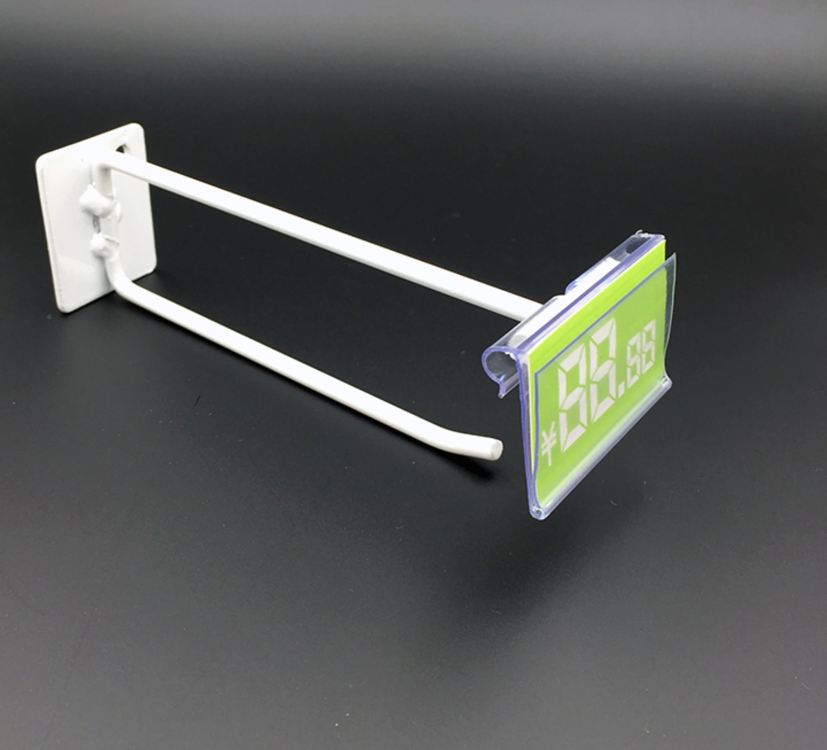 超市标价牌货架双线挂钩吊牌塑料价签挂牌透明标签套便利店价格牌