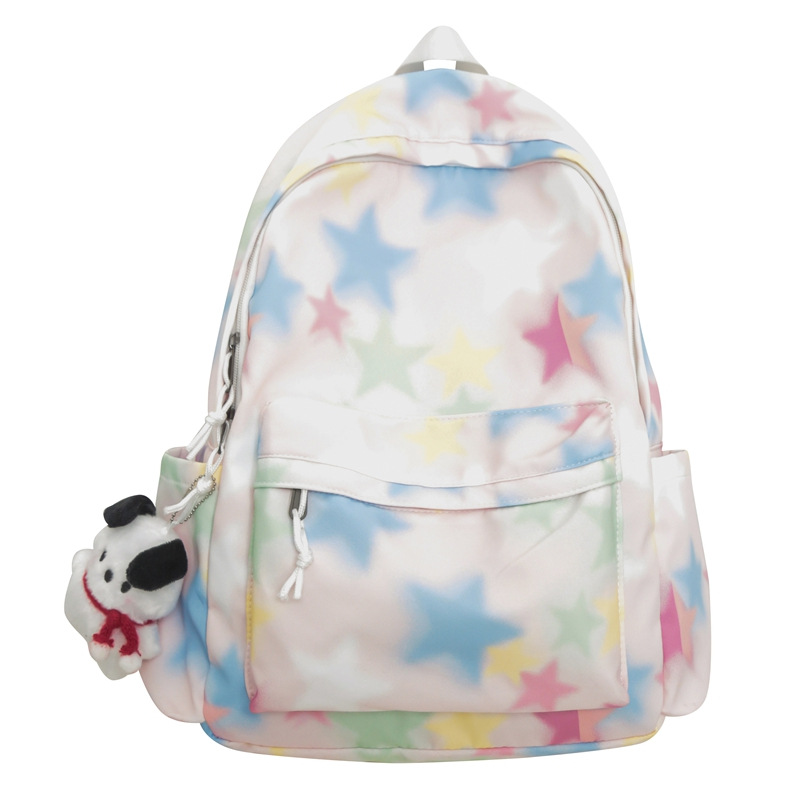 Schoolbag Primary School Girl Korean Style Japanese Style Junior School Backpack Good-looking Lightweight Ins Harajuku Print Backpack