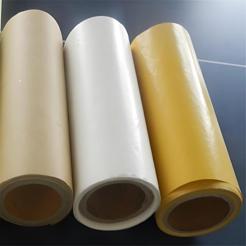 批发单张80克隔离纸 防刮花垫纸单面白色离型纸 浅黄色硅油纸