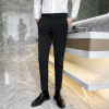 Spring and summer Western-style trousers man Korean Edition Trend Self cultivation leisure time suit trousers business affairs formal wear Feet black Nine points trousers Spring and summer Western-style trousers man Korean Edition Trend Self cultivation leisure time suit trousers business affairs formal wear Feet black Nine points trousers