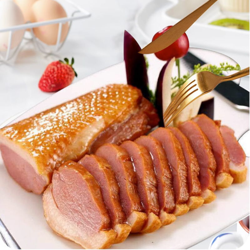 名佑烟鸭胸肉 20斤40个左右烟熏鸭胸肉 餐厅商用麻辣烫火锅鸭胸肉