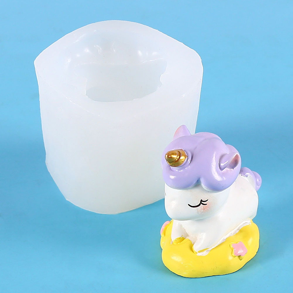 Unicorn Series Aromatherapy Candle Liquid Silicone Mold DIY Table Setting Decorative Plaster Epoxy Mold