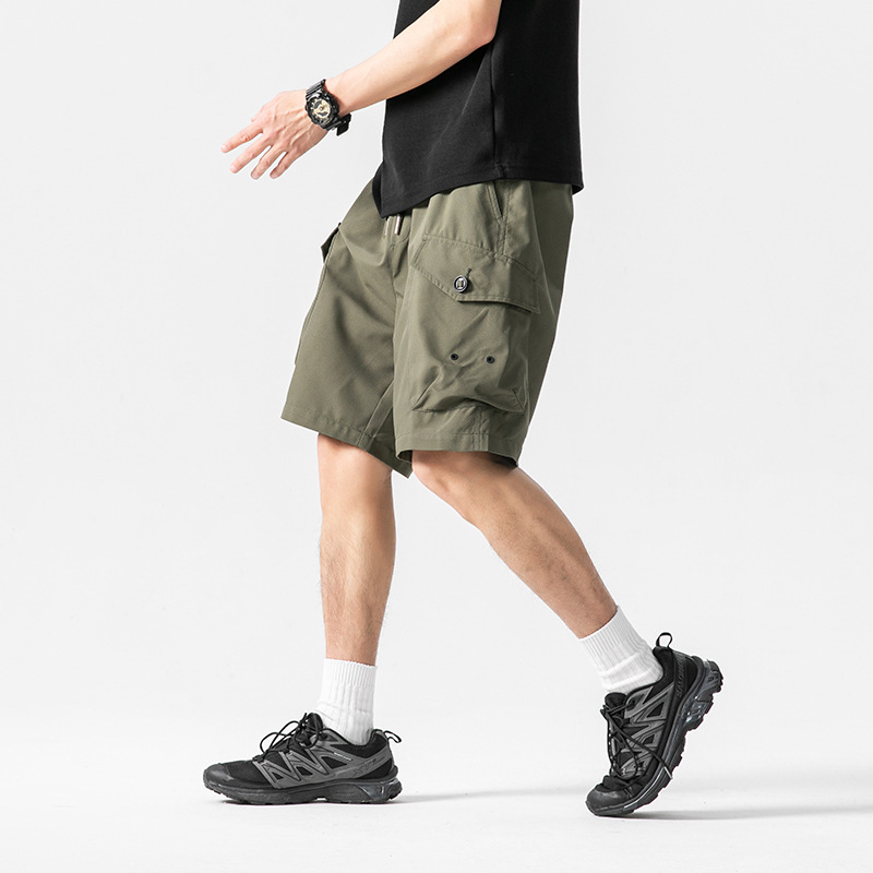 6058五分潮流夏季新款宽松短裤时尚潮牌工装裤青少年五分裤男休闲