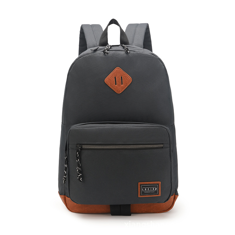 潮流时尚电脑双肩包猪鼻子个性背包男女学生通勤书包运动超轻户外