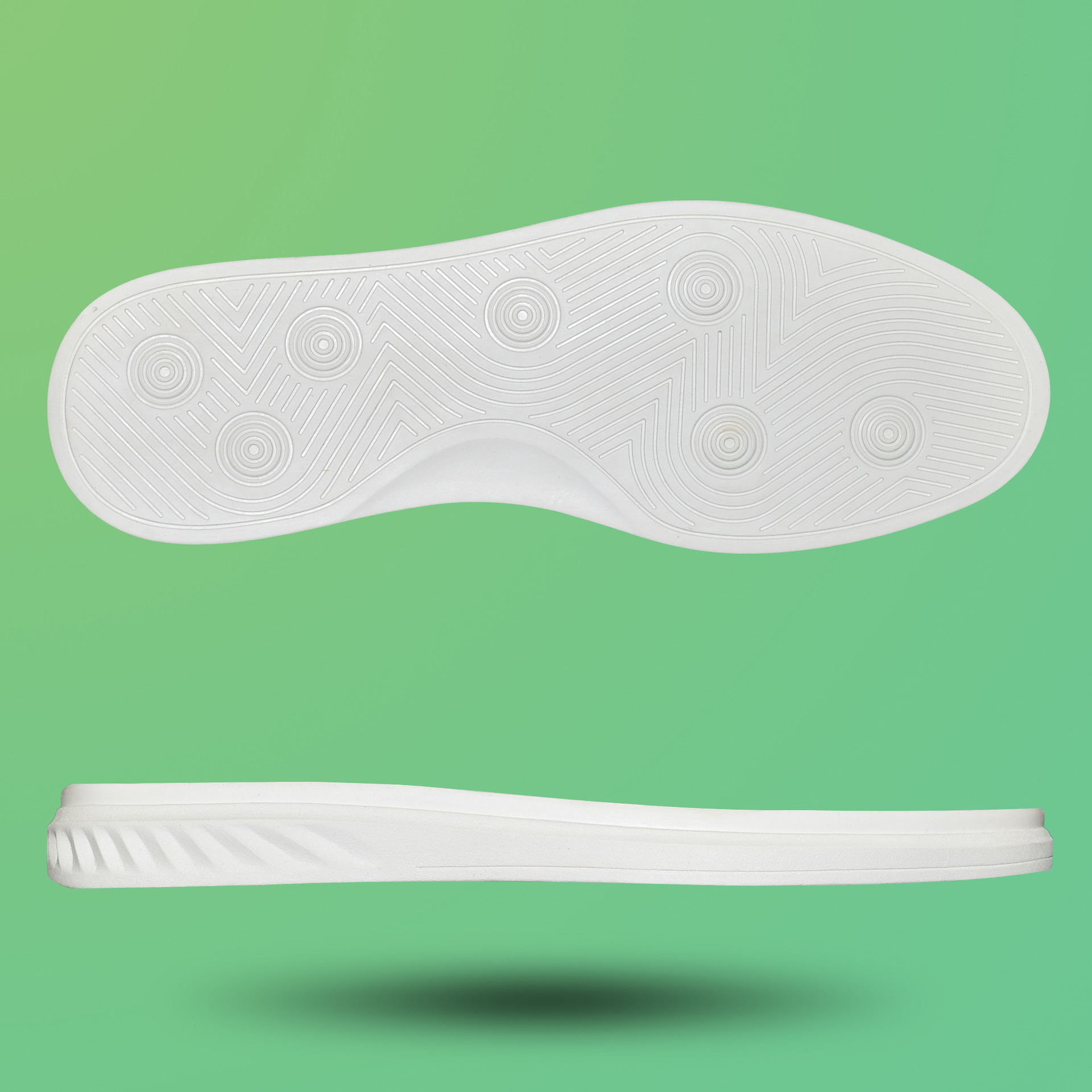 运动休闲男款小白鞋滑板鞋橡胶鞋底 rubber sole 橡胶大底