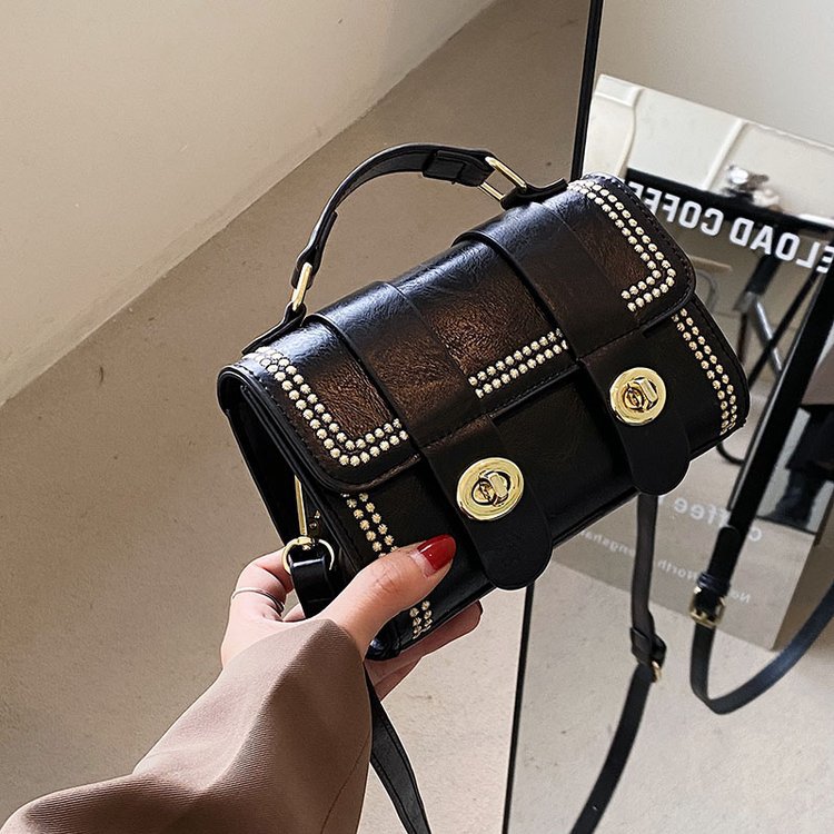 This Year's Popular Autumn and Winter New Fashionable All-Match Shoulder Crossbody Fashion Handbag 2022 Niche Embroidery Thread Small Bag for Women
